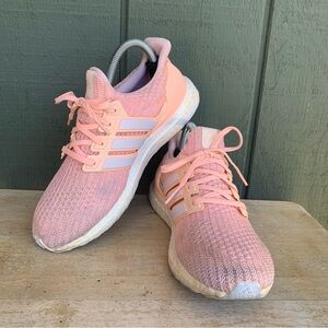 Adidas Ultraboost 4.0 Running Shoes Clear Orange Womens Size 8.5